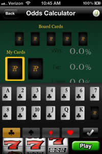 Phil Hellmuth iPhone Poker Calculator